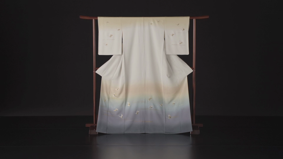 1998年作　平成10年 第35回日本伝統工芸染織展出品作品